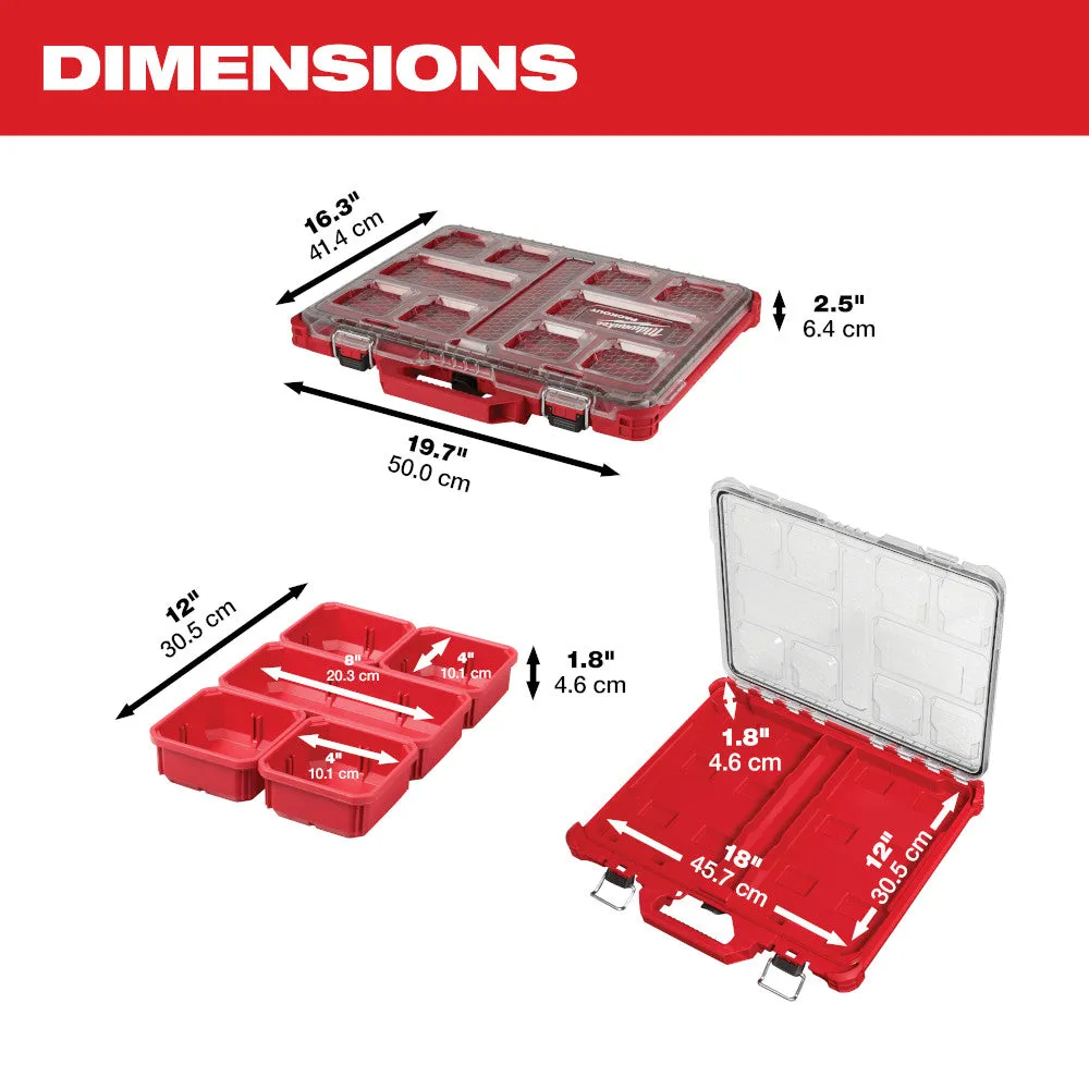 Milwaukee 48-22-8427 PACKOUT 3 Piece Kit w/ Organizers