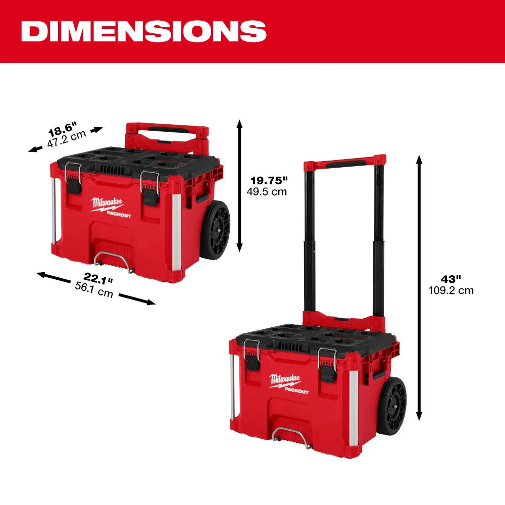 Milwaukee 48-22-84KIT2 PACKOUT 3 Piece Tool Box Bundle w/ Organizer