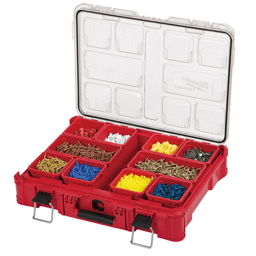 Milwaukee 48-22-84KIT2 PACKOUT 3 Piece Tool Box Bundle w/ Organizer