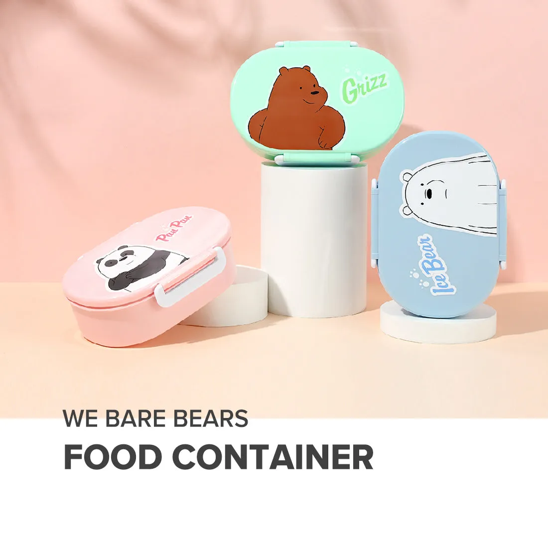 MINISO We Bare Bears Food Container-650ml