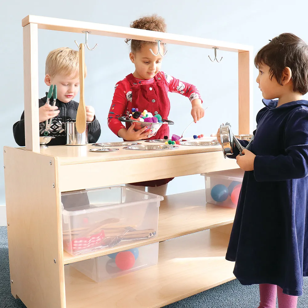 Mobile Sensory Play Kitchen