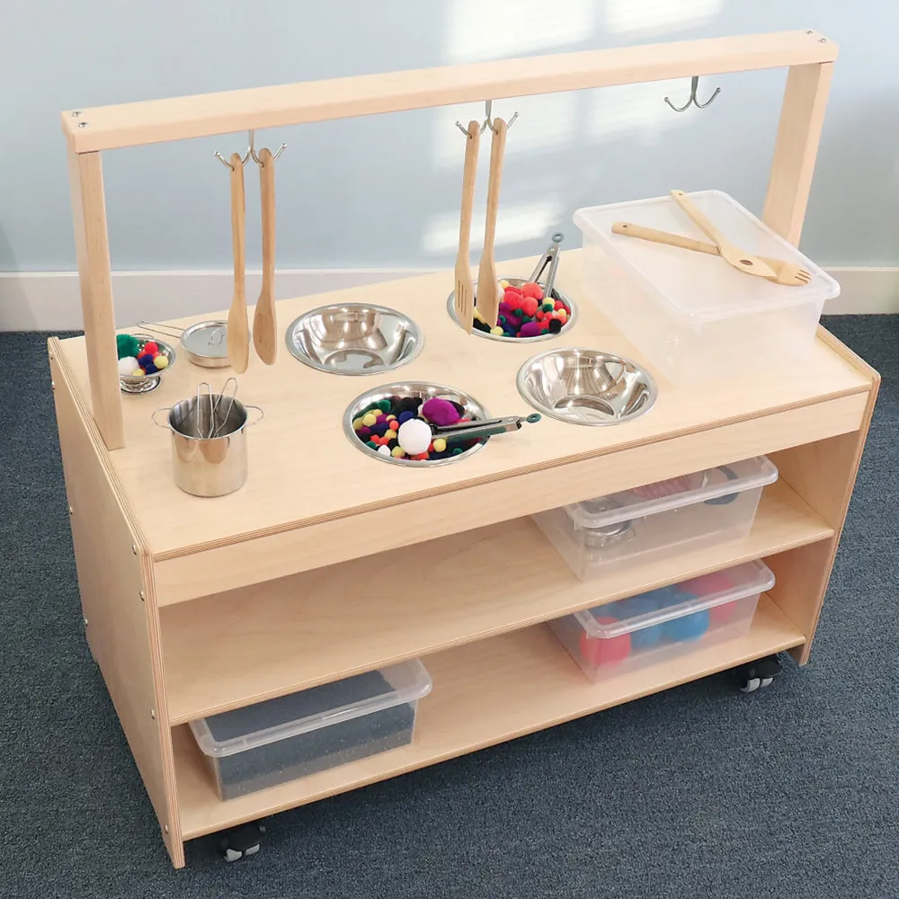 Mobile Sensory Play Kitchen