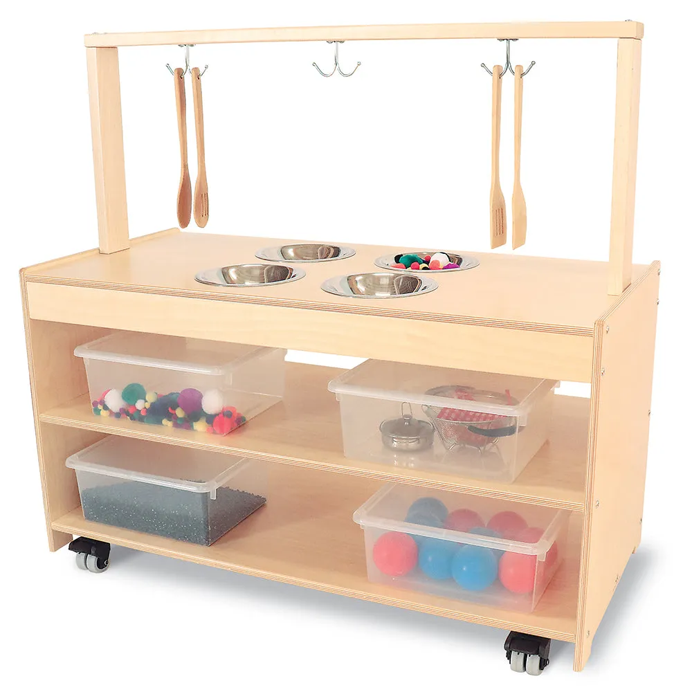 Mobile Sensory Play Kitchen