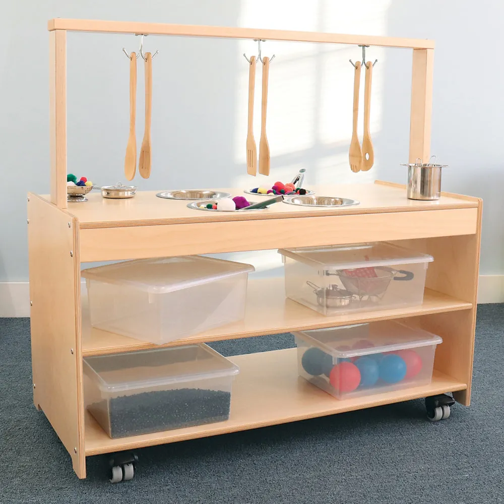 Mobile Sensory Play Kitchen