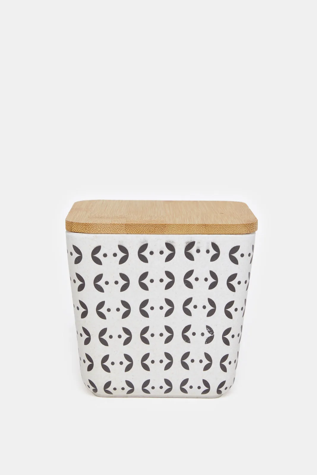 Multicolour Bamboo Canister ( Small)