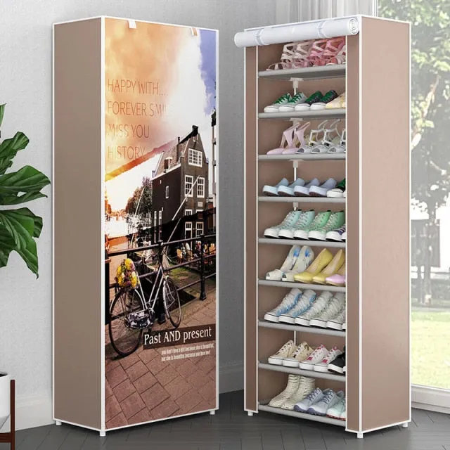 Multilayer Shoe Cabinet Vertical