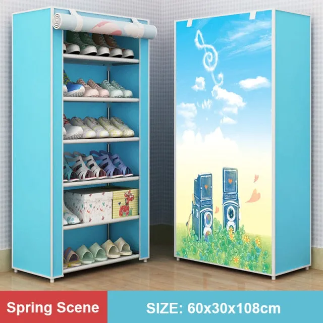 Multilayer Shoe Cabinet Vertical