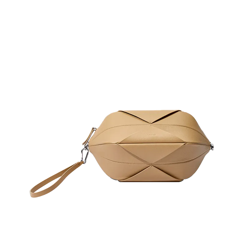 Noah Foldable Crossbody Bag - Camel