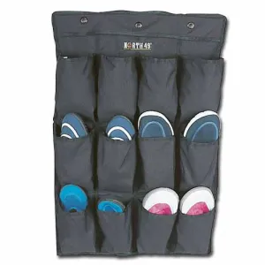 North 49 Shoe Organizer, black, w/12 shoe pockets.