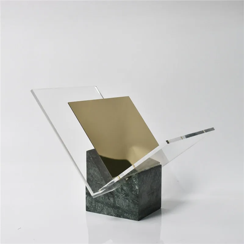 Omar Marble Magazine Holder