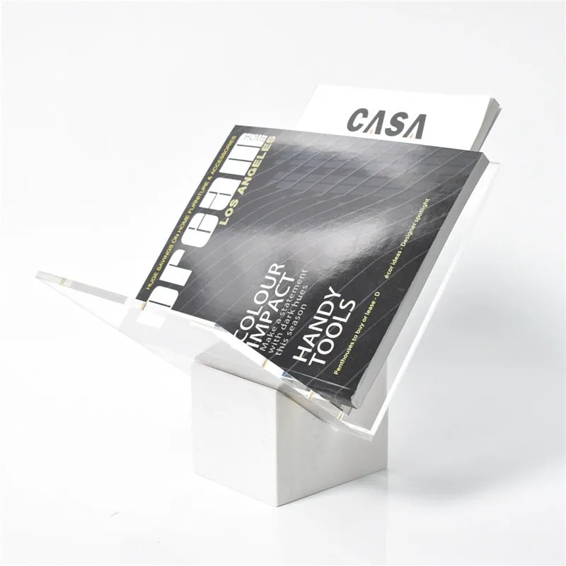 Omar Marble Magazine Holder