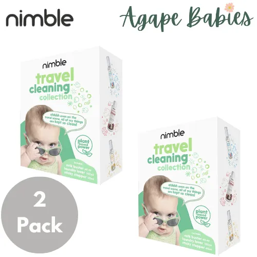 [Pack Of 2] Nimble Babies Travel Cleaning Collection