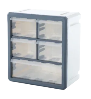 Penta Cube Storage Box Gray/White