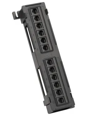 Platinum Tools 650-12C5 12 Port Cat5e Non-Shielded Patch Panel