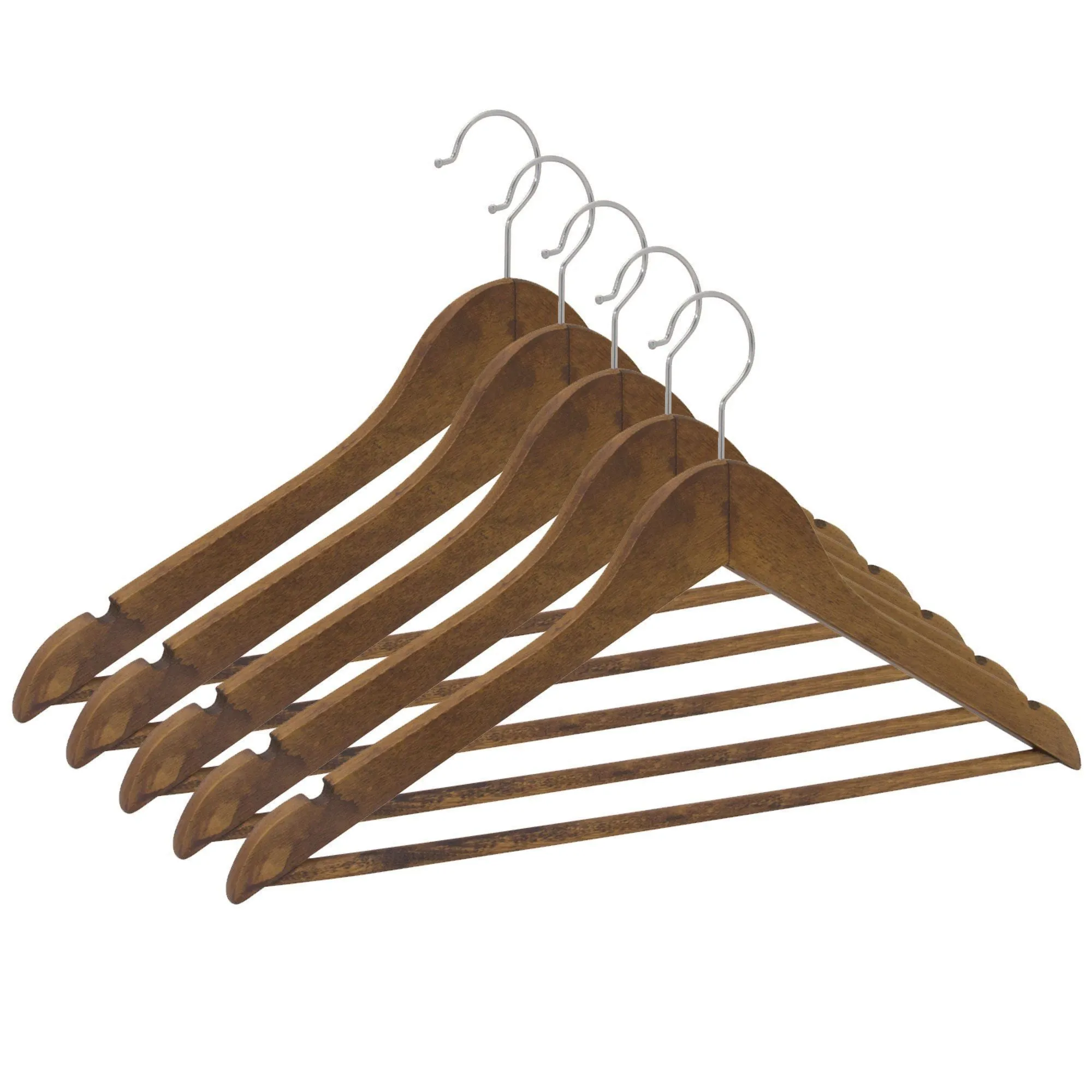 Premium Wood Suit Hangers