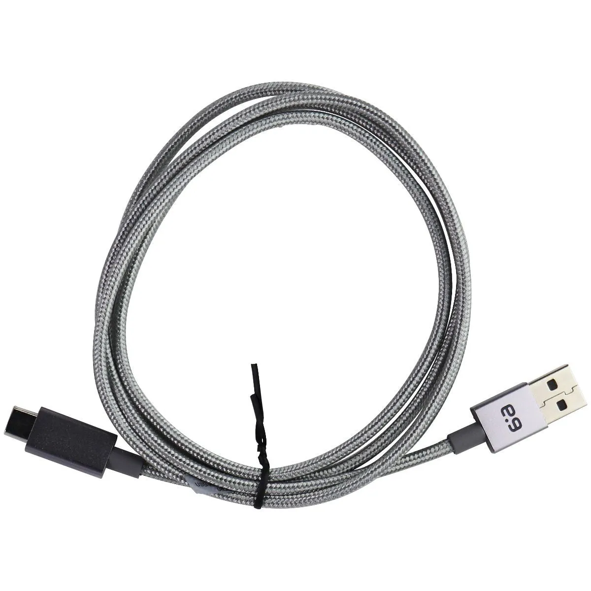 PureGear 4-Foot Braided USB-A to (USB-C) Charging Cable - Gray