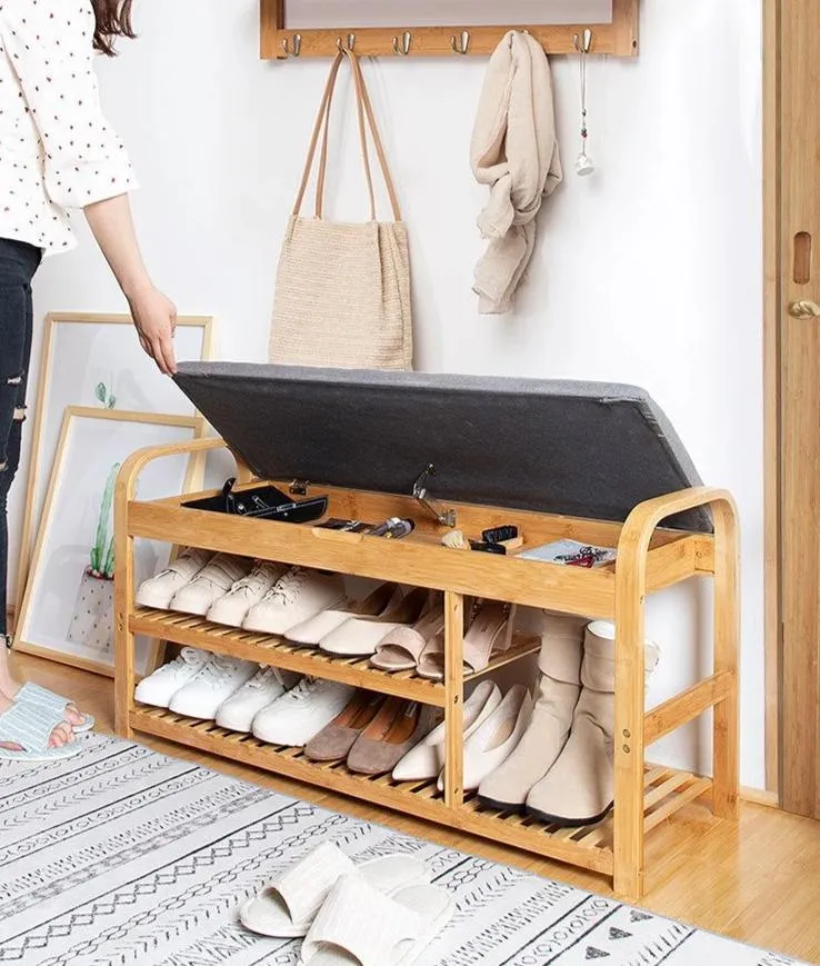 Rilynn - Shoe Rack with Bench