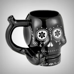 Skull Roast and Toast Smoking Mug