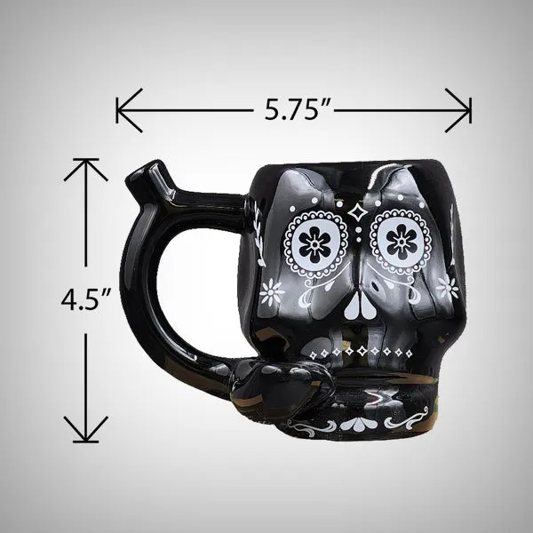 Skull Roast and Toast Smoking Mug