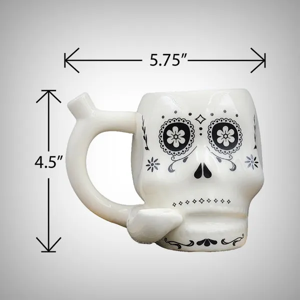 Skull Roast and Toast Smoking Mug