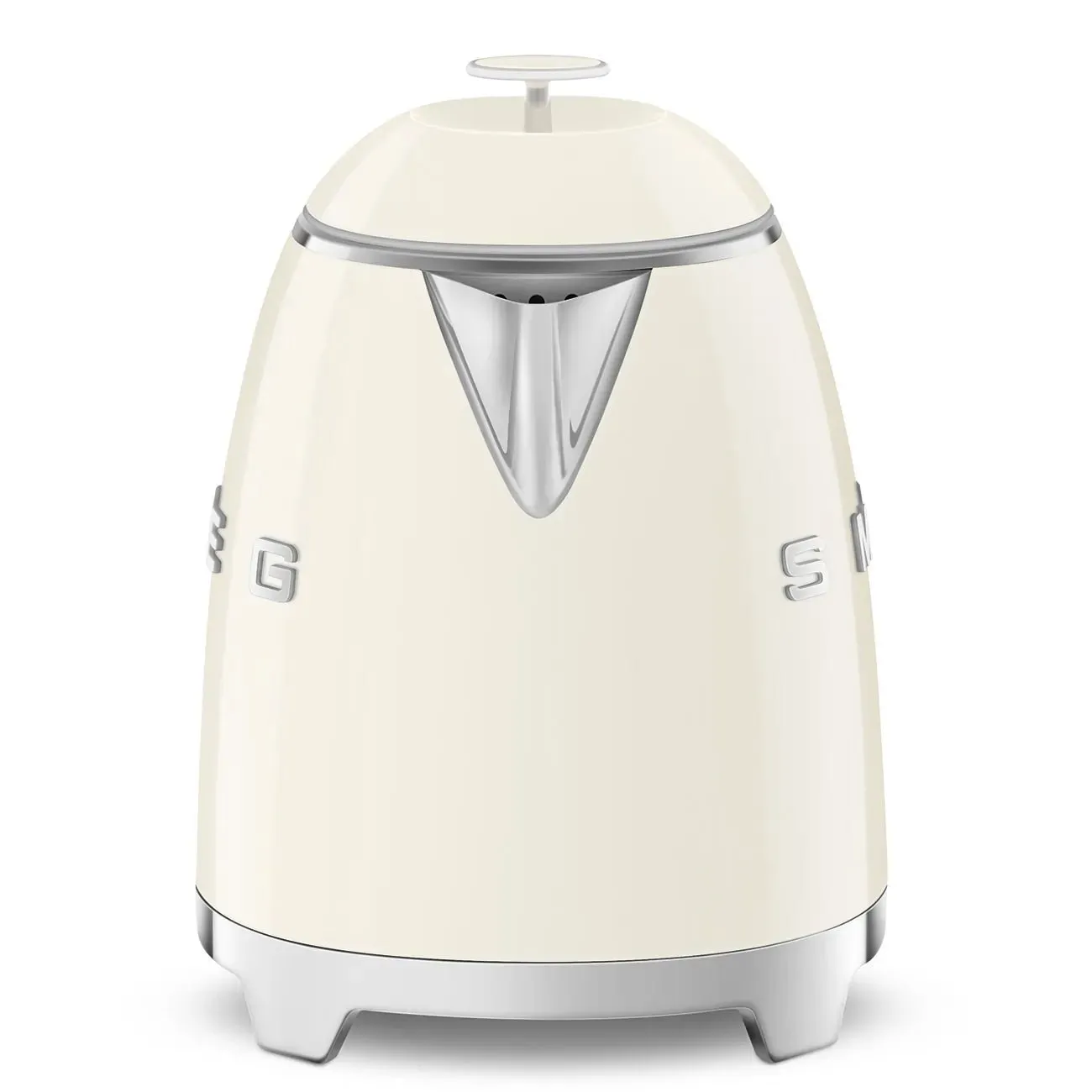 Smeg KLF05CRUK 0.8L Mini Kettle Cream, Retro 50's Style, Anti-Slip Base, Auto Shut Off, 1400W