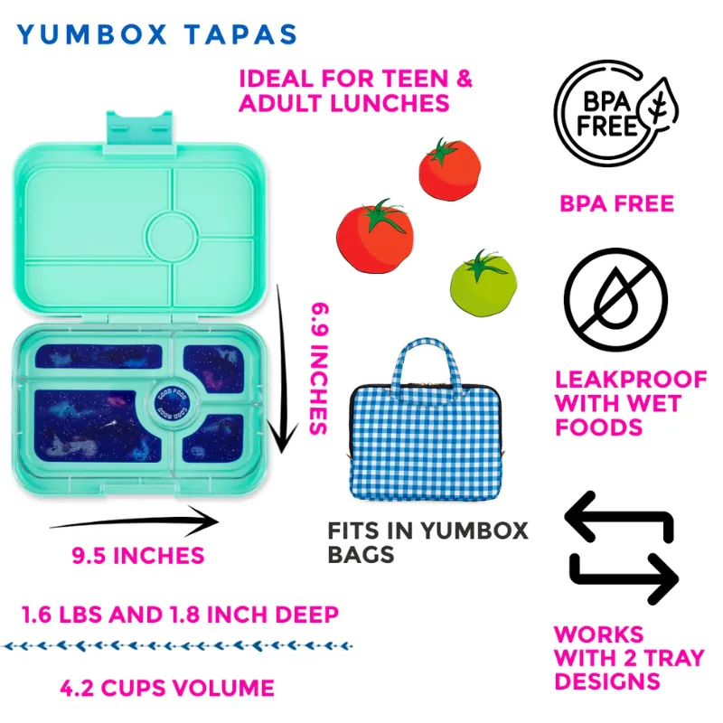 Tapas 5 Compartment Bento Lunch Box