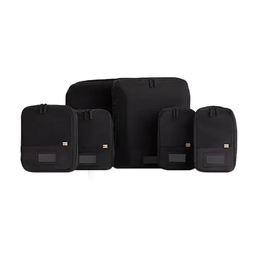 The Compression Packing Cubes 6 pc in Black