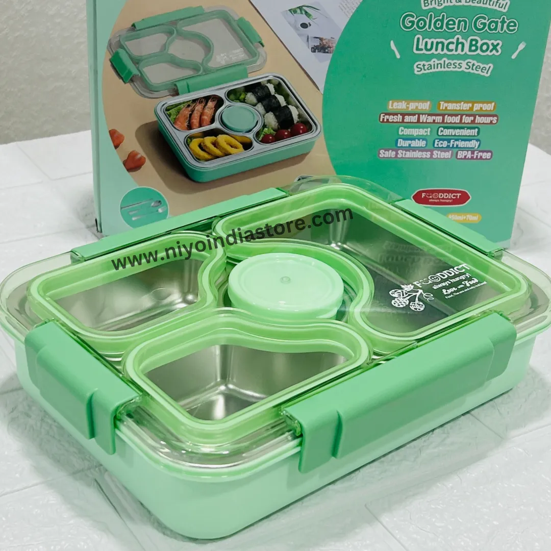 Transfer Proof - 4 Compartments Lunchbox | 1020ml