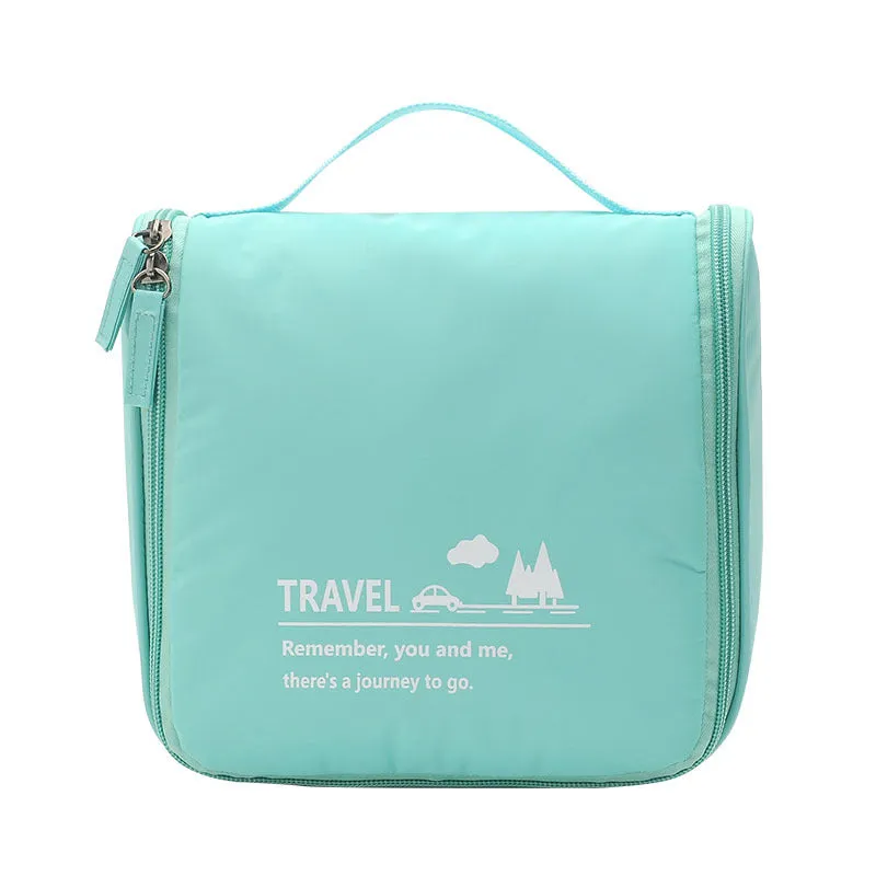 Travel waterproof cosmetic bag hook toiletry bag hanging portable toiletry bag travel skin care product storage bag