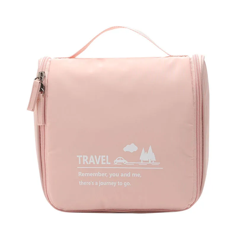 Travel waterproof cosmetic bag hook toiletry bag hanging portable toiletry bag travel skin care product storage bag