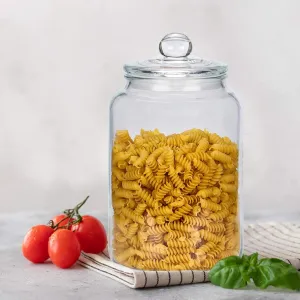 UMAI Glass Jar for Kitchen | Glass Containers With Lid | Kitchen Storage Container with Wide Mouth | Food Storage Container for Kitchen | 3 Litre