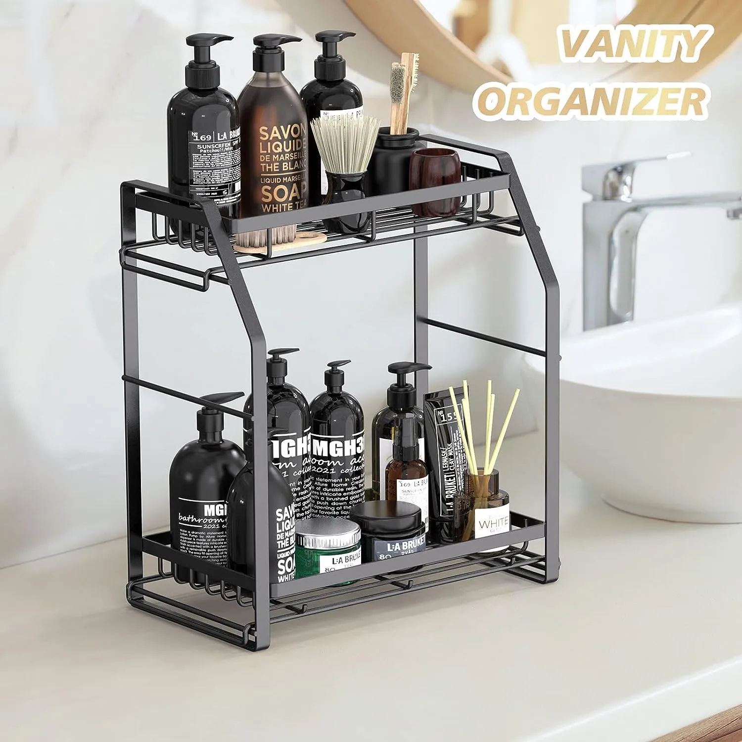 Versatile 3-Tier Spice Rack Organizer