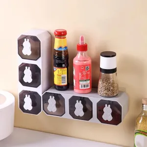 Wall-Mounted Drawer Spice Rack