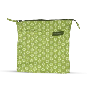 Wash Bag Tall - Geo Lime